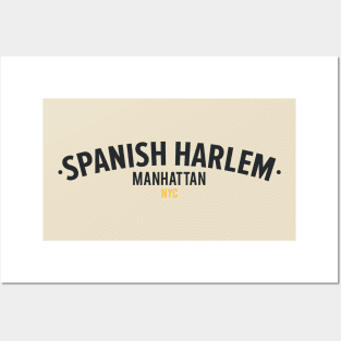 New York El Barrio  - El Barrio Spanish Harlem  - El Barrio  NYC Spanish Harlem Manhattan logo Posters and Art